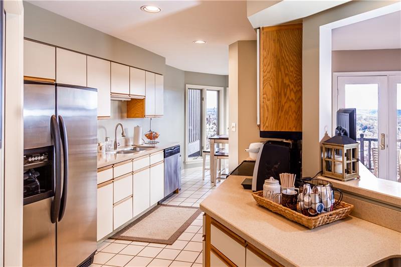 Main kitchen area view.