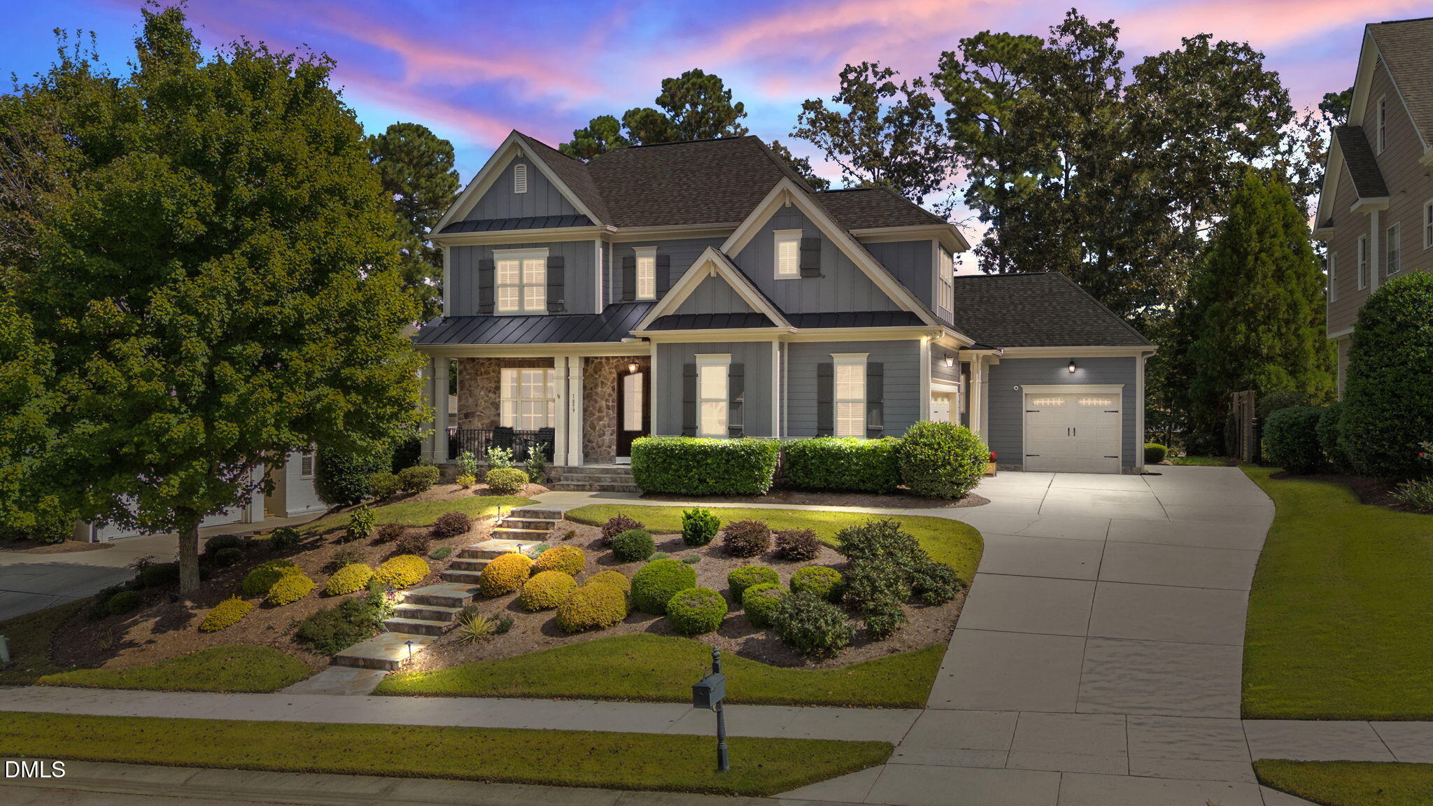 1859 Versa Court Apex, NC 27502 - Photo 2 of 46 a front view of a house with porch