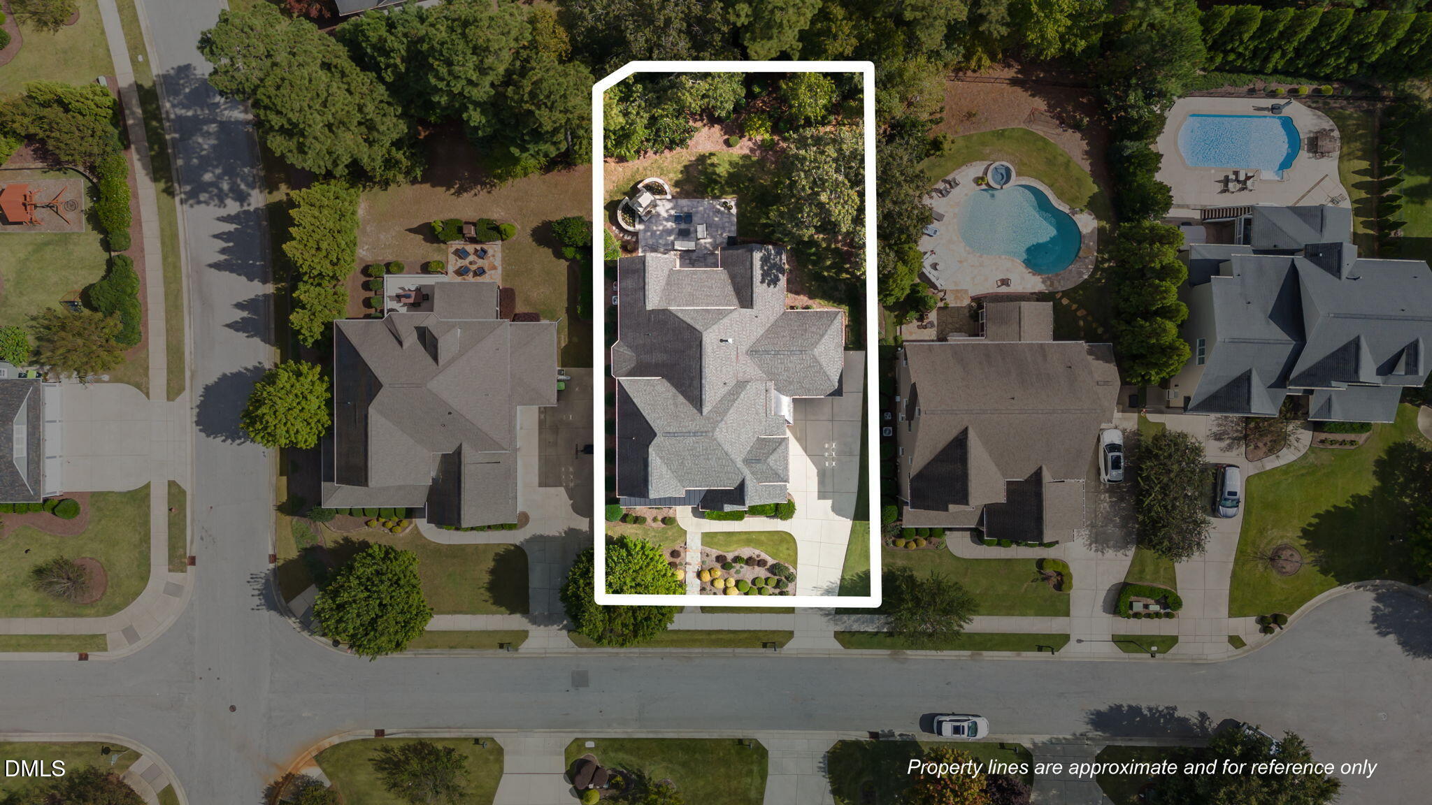 1859 Versa Court Apex, NC 27502 - Photo 44 of 46 aerial view of a house