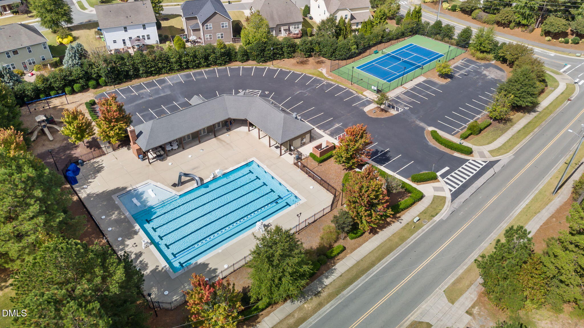 1859 Versa Court Apex, NC 27502 - Photo 45 of 46 an aerial view of a house