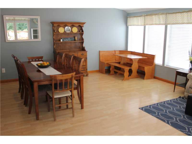 Dining Room. Living room/ Dining room combo surrounded by windows!