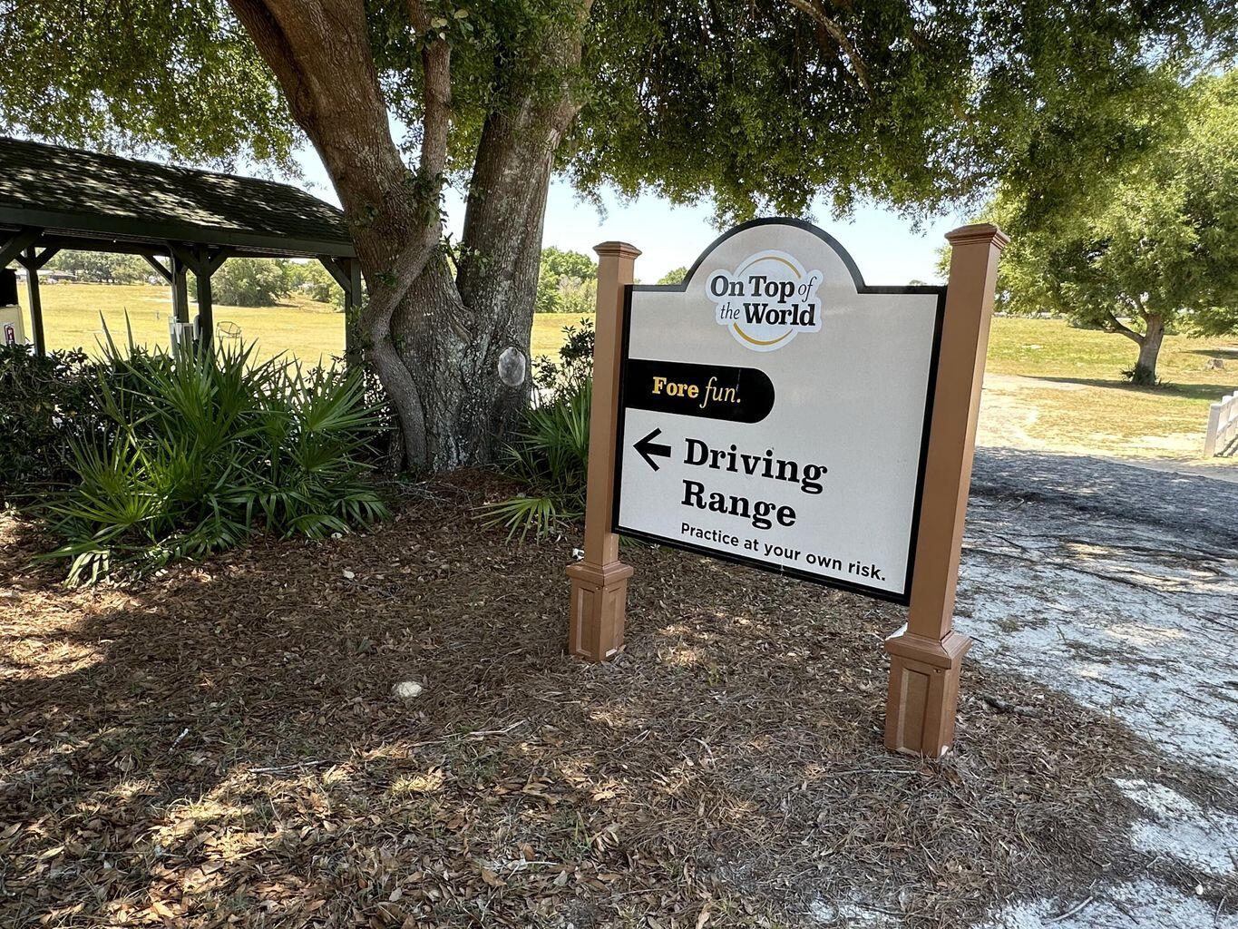 8394 Southwest 82nd Loop Ocala, FL 34481 - Photo 73 of 97 OTOW Drive Range Sign