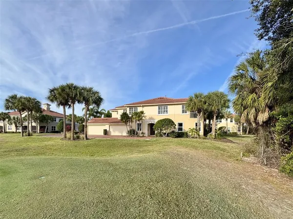 a view of a house with a outdoor space
