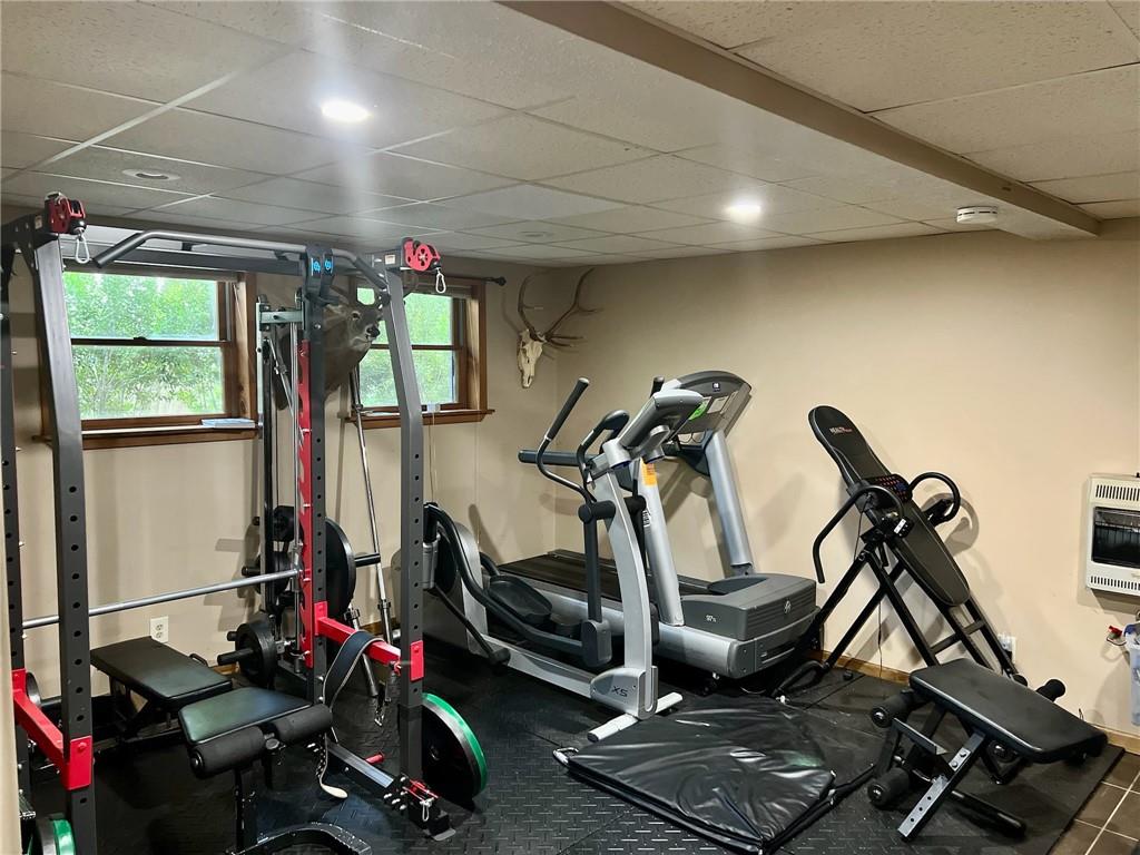 657 Fallecker Road Butler, PA 16002 - Photo 17 of 25 a view of a room with gym equipment