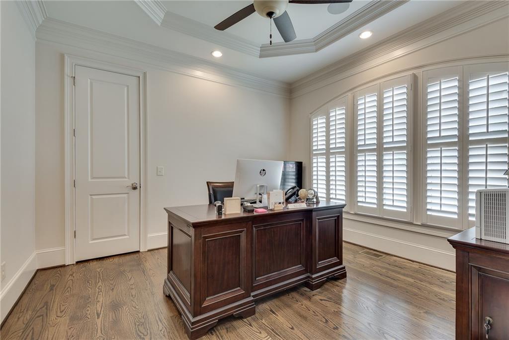 187 Fontaine Road Southwest Mableton, GA 30126 - Photo 38 of 84 a view of a workspace with furniture and a window