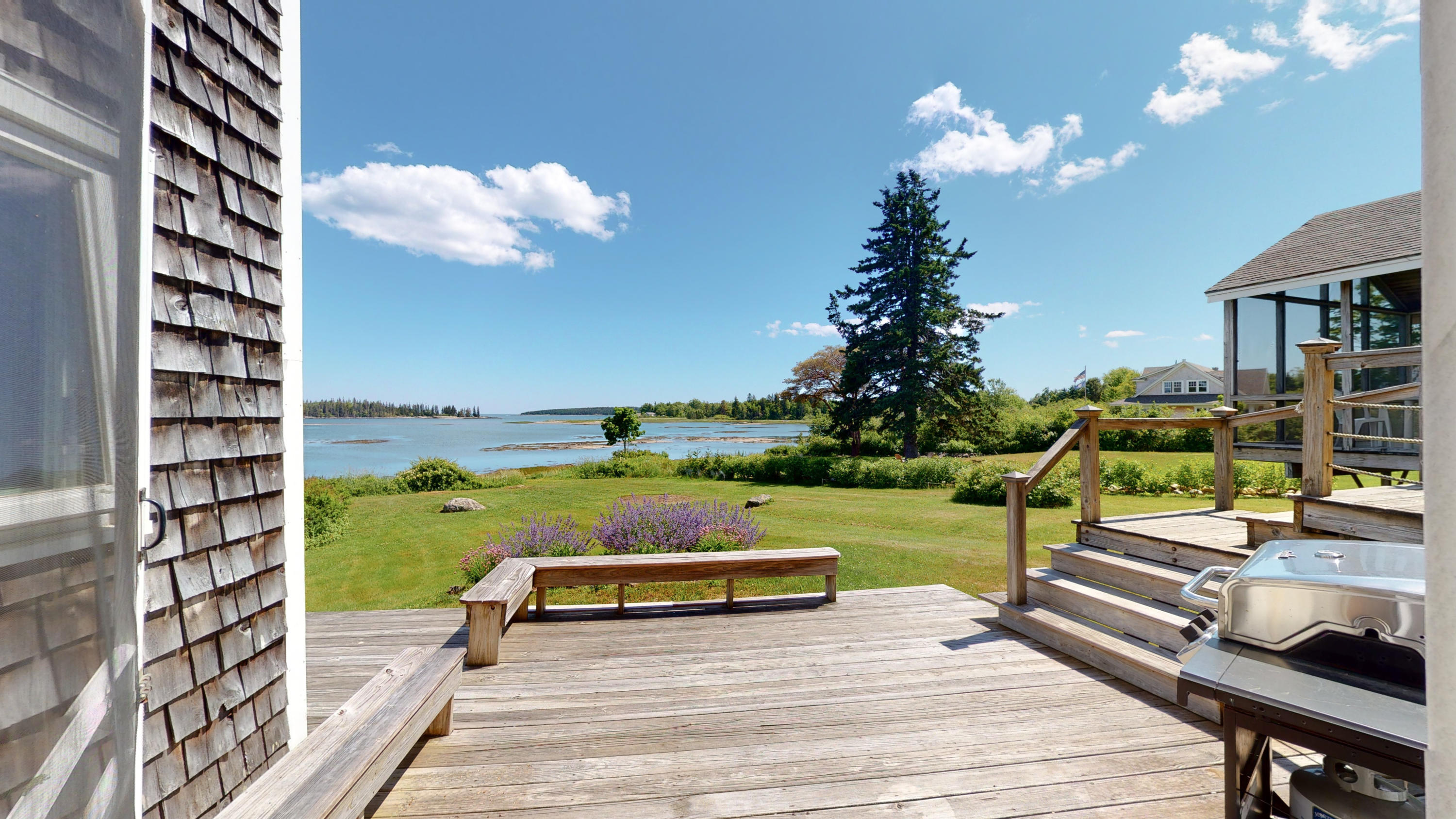 496 Port Clyde Road Tenants Harbor, ME 04860 - Photo 71 of 78 View of Back Deck