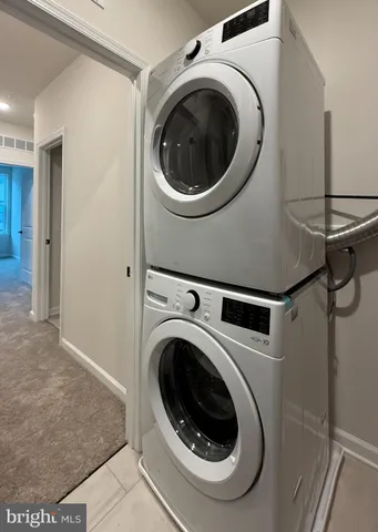 a view of hallway with stairs