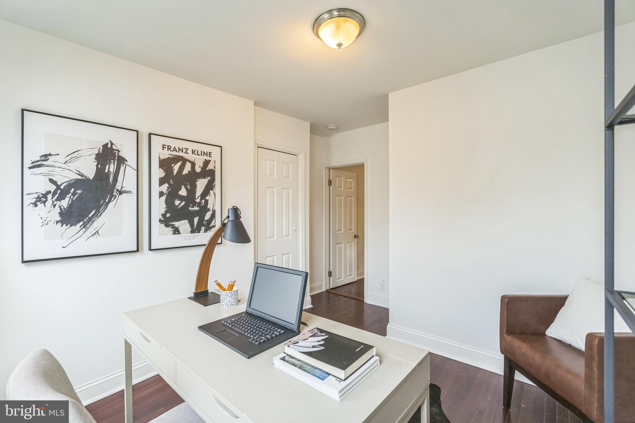 1816 Reed Street Philadelphia, PA 19146 - Photo 21 of 30 a view of workspace with wooden floor