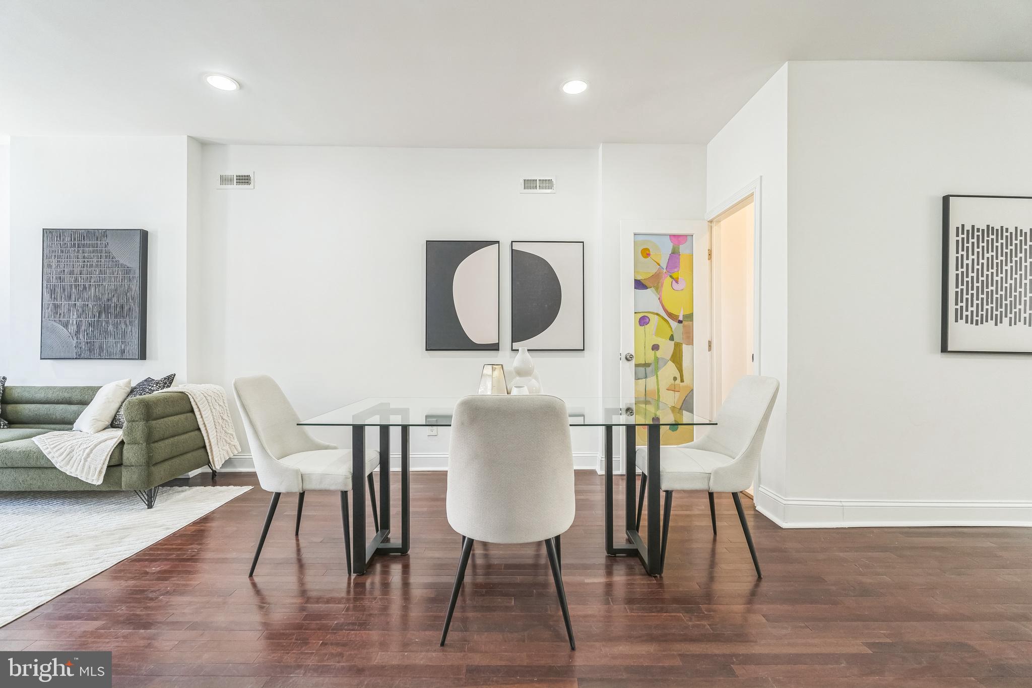 1816 Reed Street Philadelphia, PA 19146 - Photo 10 of 30 a view of dining room and wooden floor