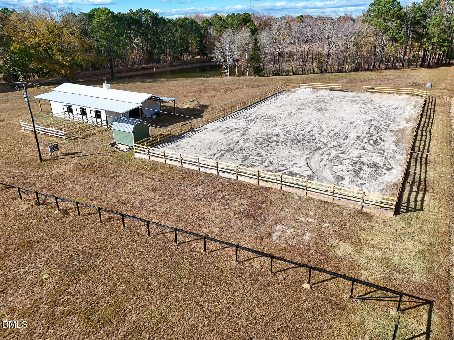 9637 Earpsboro Chamblee Road Zebulon, NC 27597 - Photo 22 of 42 a view of a backyard with wooden fence