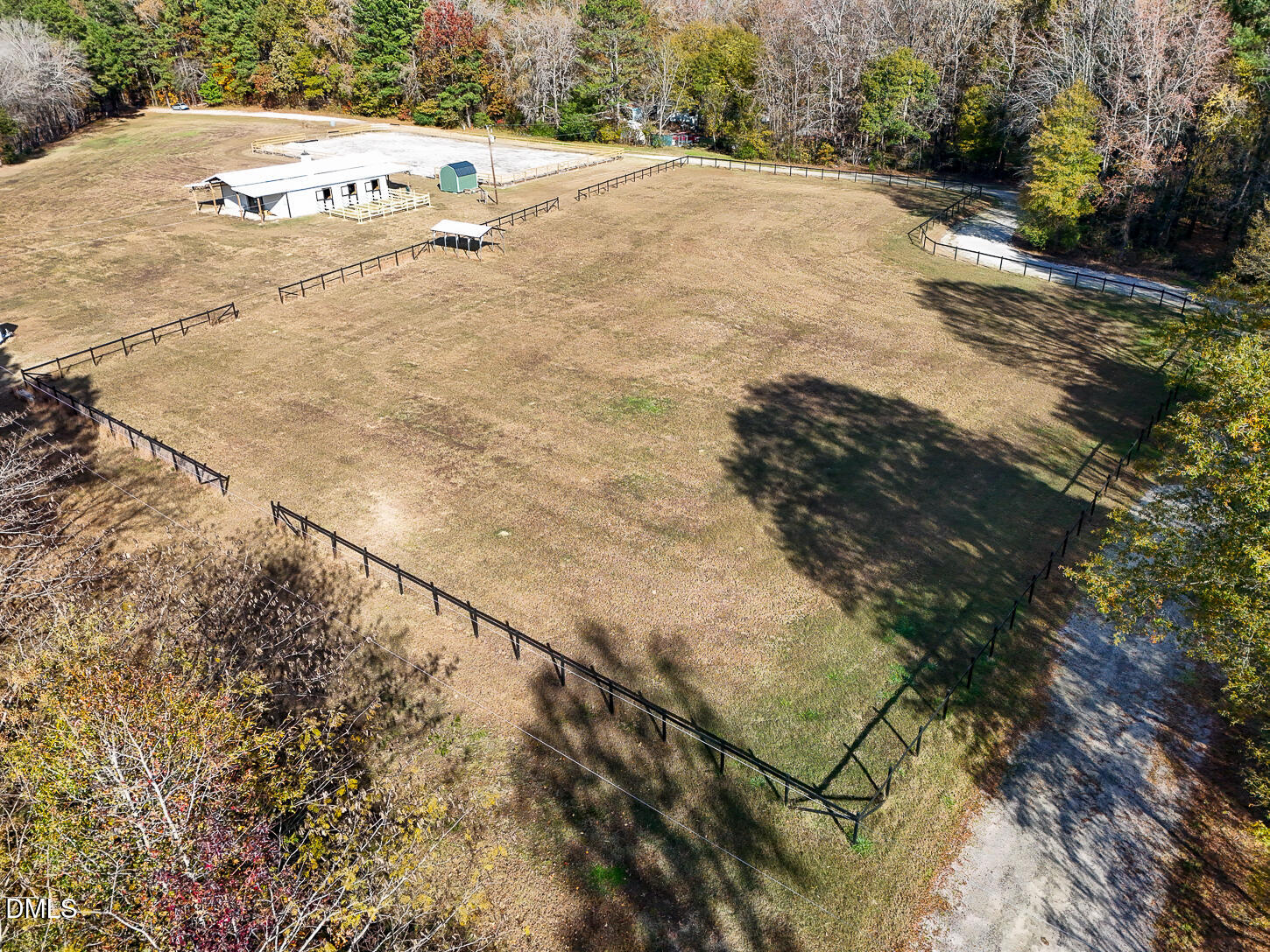 9637 Earpsboro Chamblee Road Zebulon, NC 27597 - Photo 29 of 42 a view of a backyard of the house