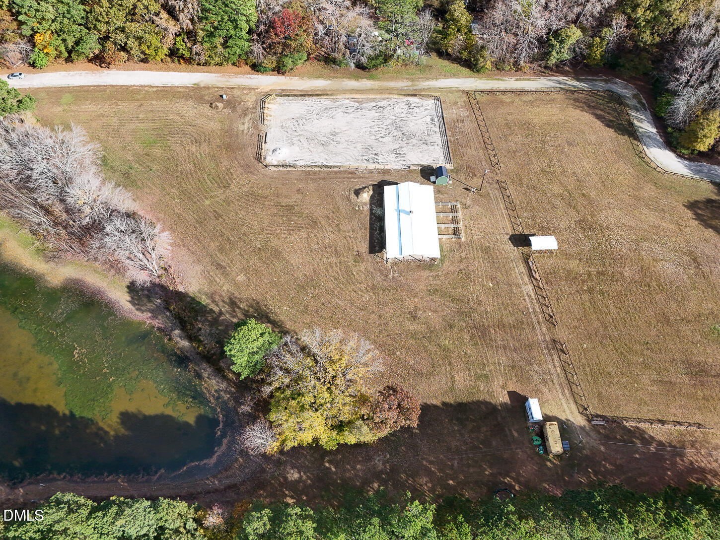 9637 Earpsboro Chamblee Road Zebulon, NC 27597 - Photo 38 of 42 a aerial view of a house with a yard