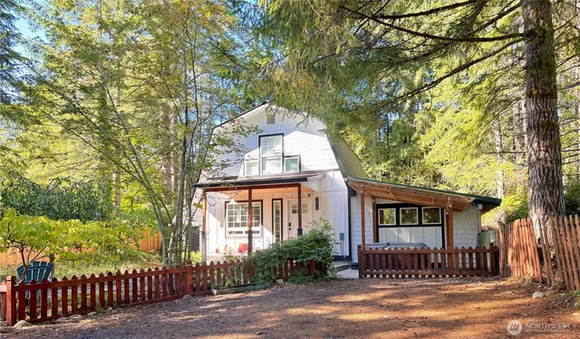 front view of a house with a porch