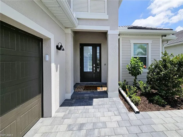 a view of a entryway door of the house