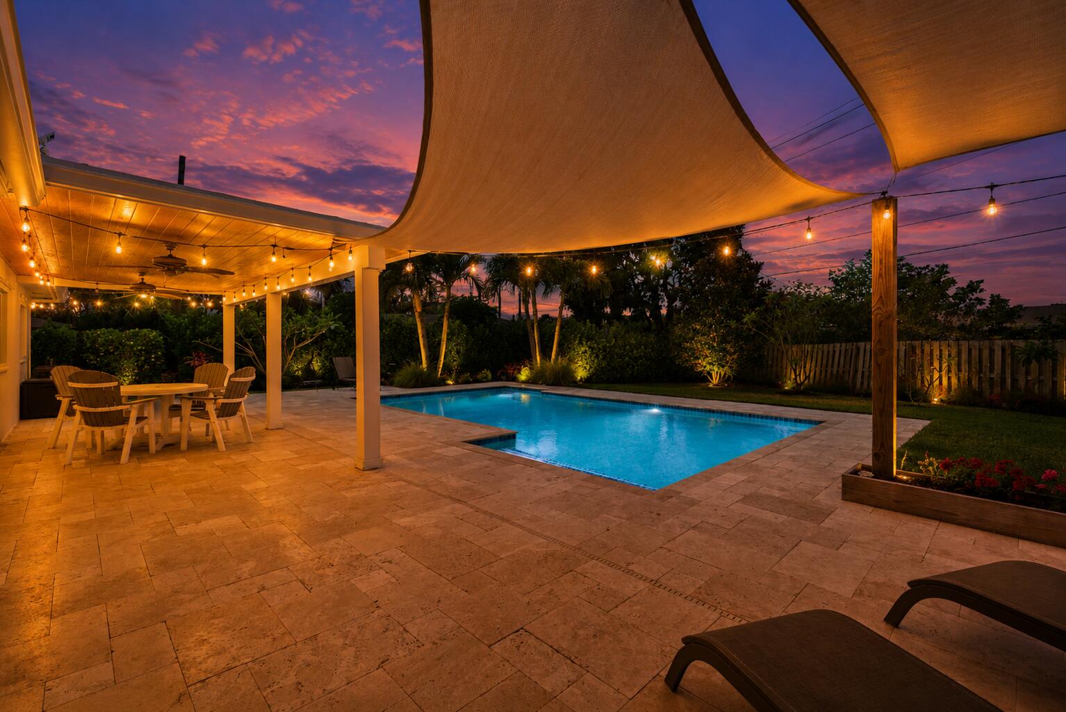 303 Norfolk Road Jupiter, FL 33469 - Photo 25 of 36 Dusk