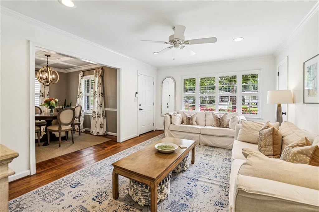 2226 Fairway Circle Northeast Brookhaven, GA 30319 - Photo 6 of 26 a living room with furniture and a large window