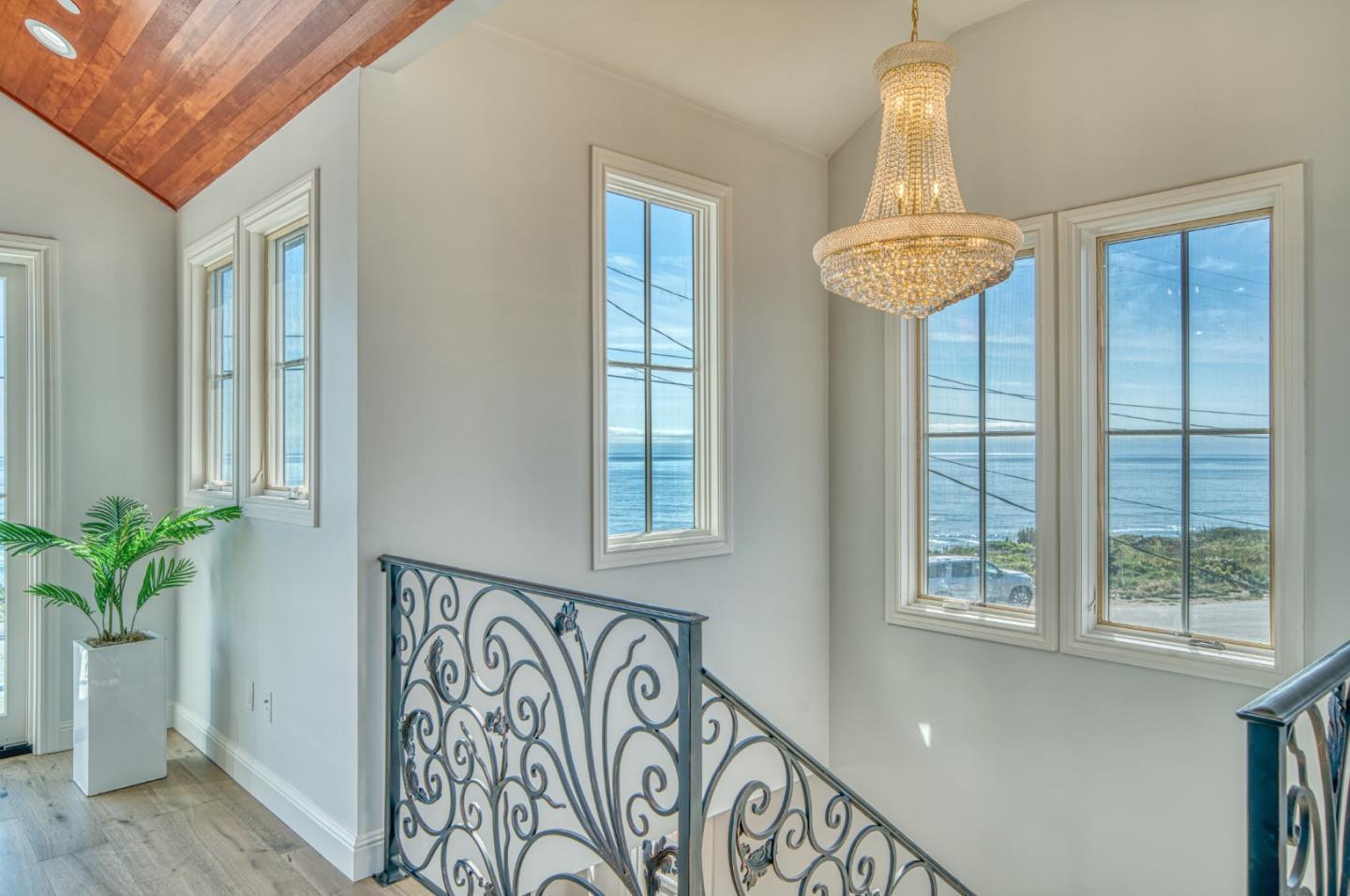 989 Ocean Boulevard Moss Beach, CA 94038 - Photo 4 of 44 a very nice looking room with a chandelier