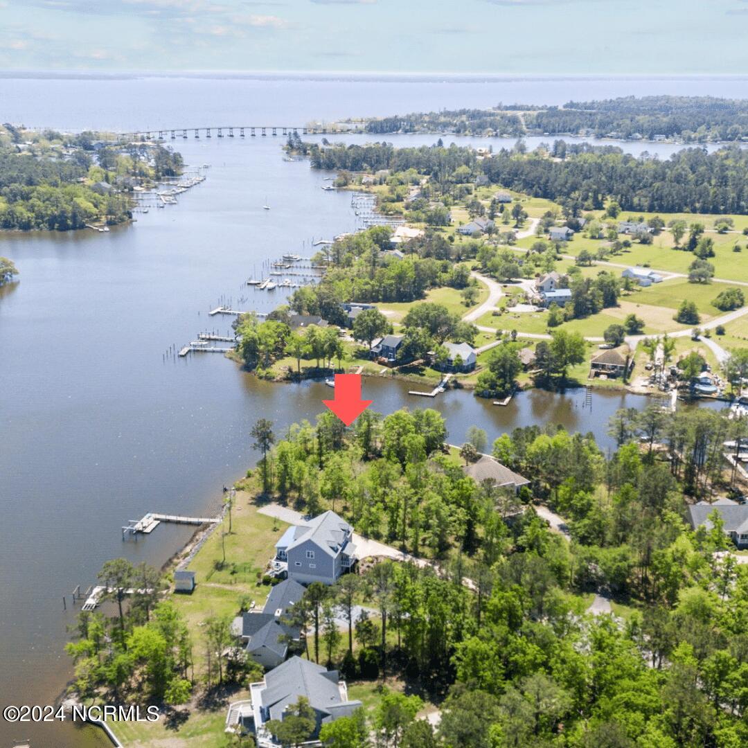 50 Spinnaker Point Road South Oriental, NC 28571 - Photo 1 of 4 50SpinnakerWArrowBigWaterview