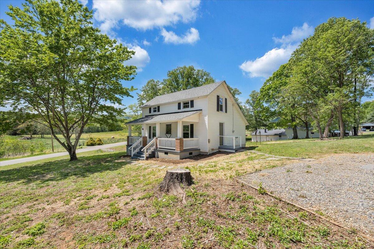 350 Mills Road Callaway, VA 24067 - Photo 36 of 45 a view of a house with a yard