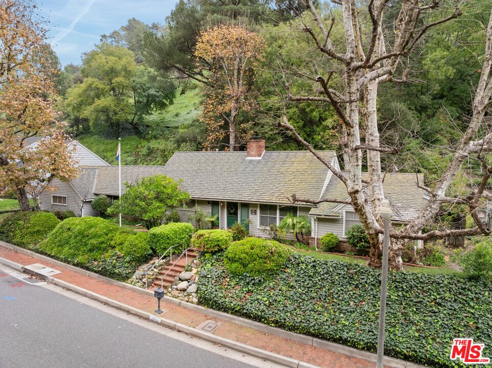 1444 Roscomare Road Los Angeles, CA 90077 - Photo 1 of 19 an aerial view of a house