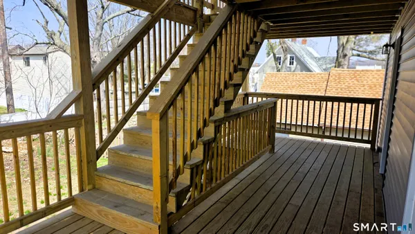 a view of a backyard of the house