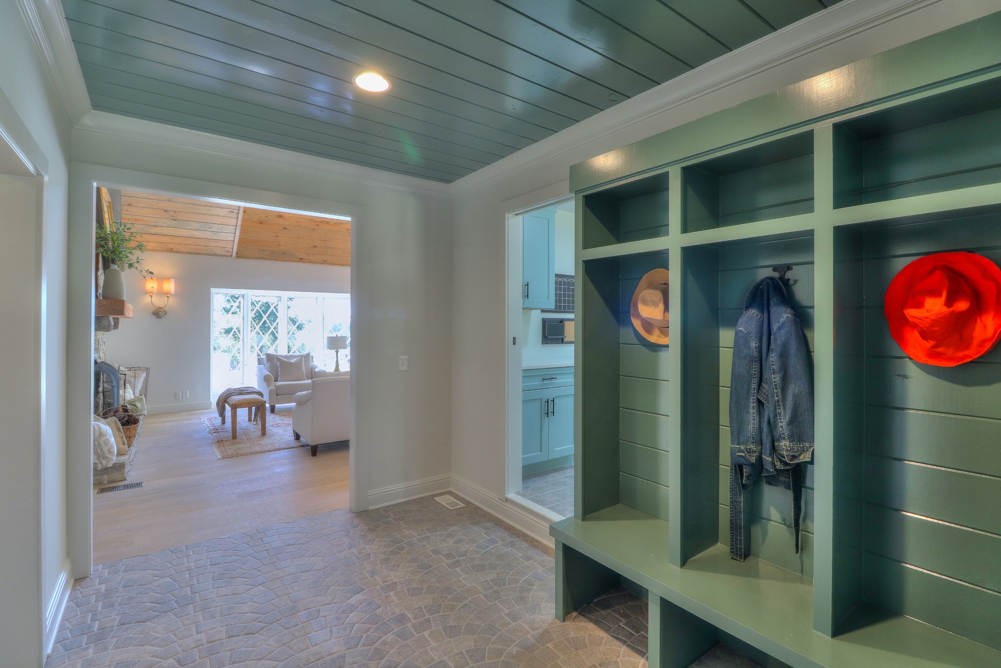 653 Flippen Road Lebanon, TN 37087 - Photo 18 of 49 a view of a hallway with wooden shelves
