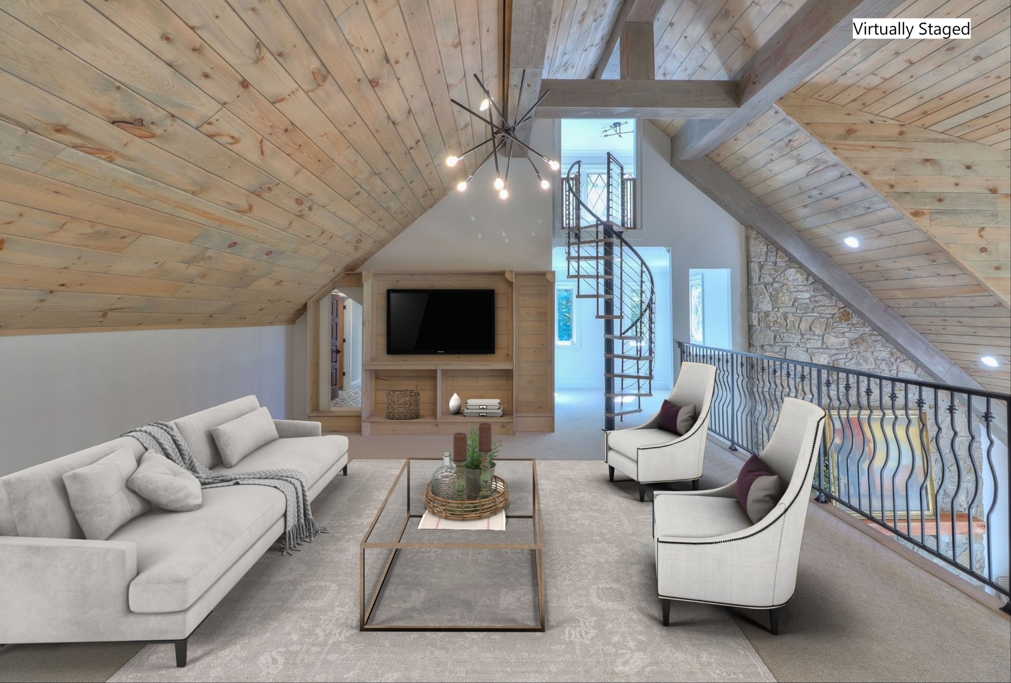 653 Flippen Road Lebanon, TN 37087 - Photo 33 of 49 a living room with furniture and a flat screen tv