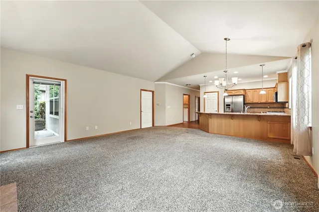 a view of a kitchen and a sink