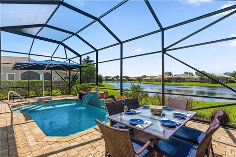 a outdoor view with a sitting space