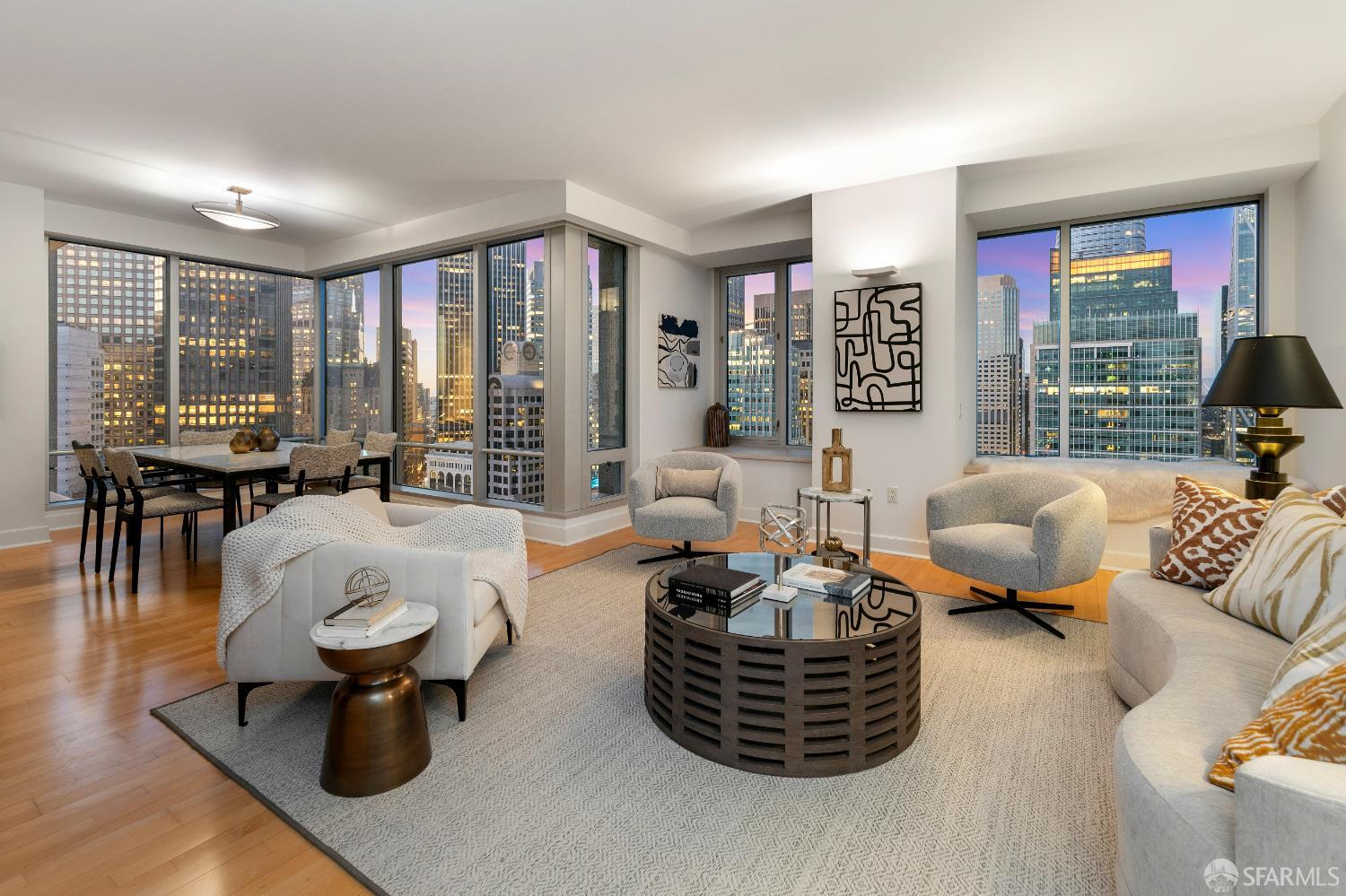 188 Minna, Unit 24A San Francisco, CA 94105 - Photo 1 of 43 a living room with furniture and a large window