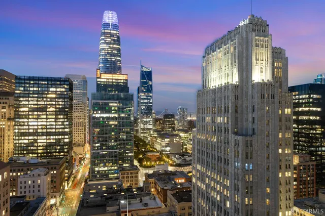 a front view of a building