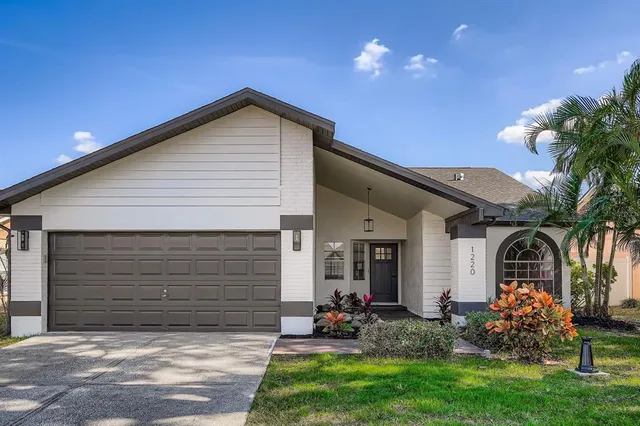 a view of a house with patio