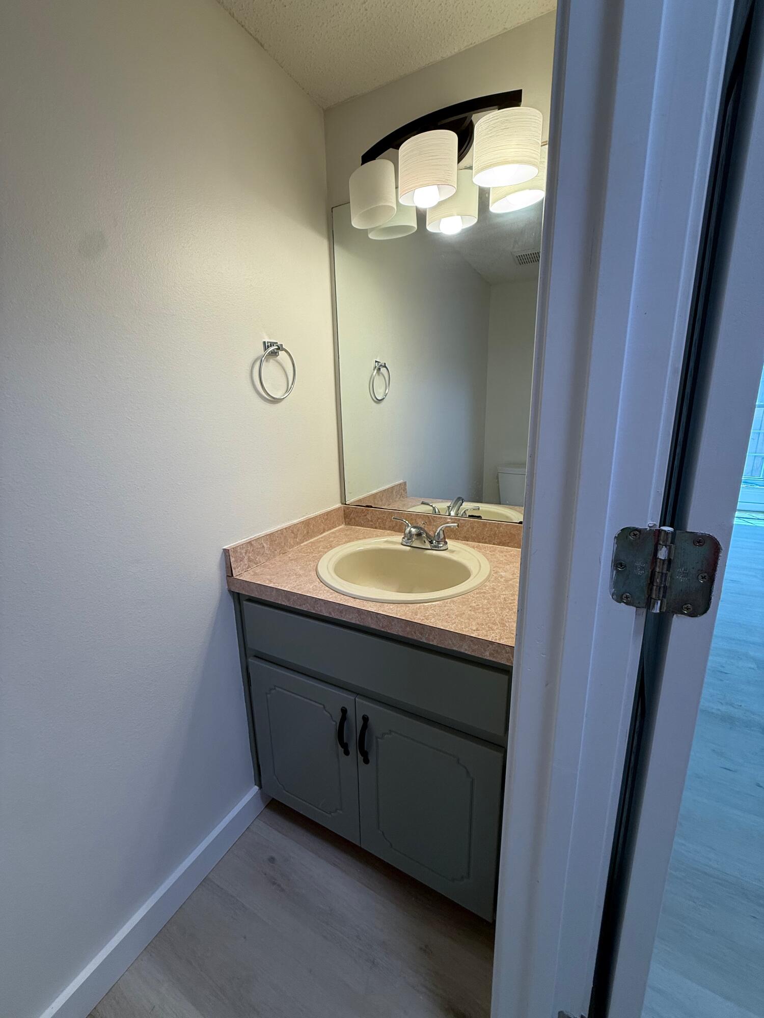 910 Elizabeth Lane Shalimar, FL 32579 - Photo 12 of 16 a bathroom with a sink and a mirror
