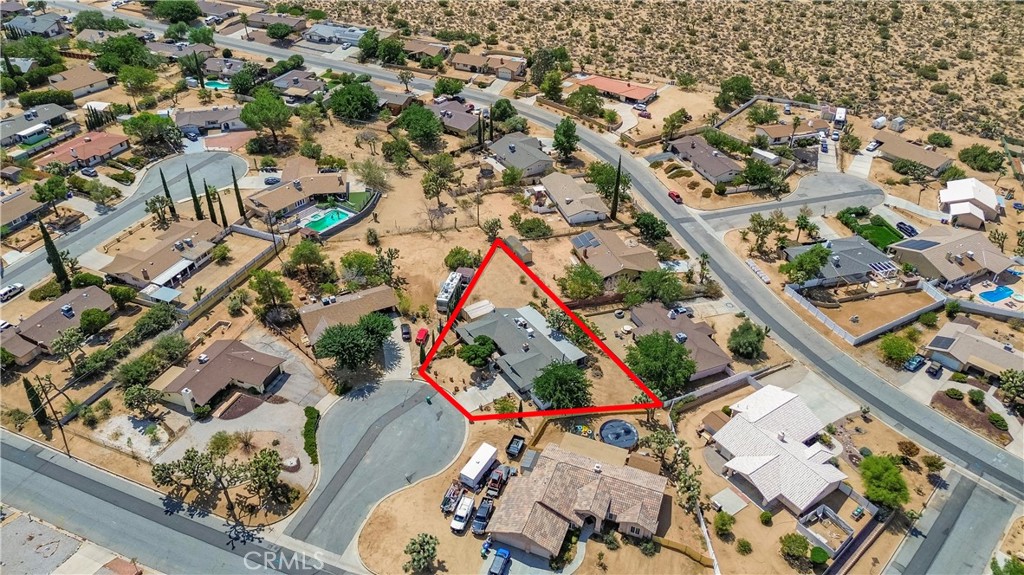 56320 Tamarisk Court Yucca Valley, CA 92284 - Photo 41 of 46 an aerial view of a city