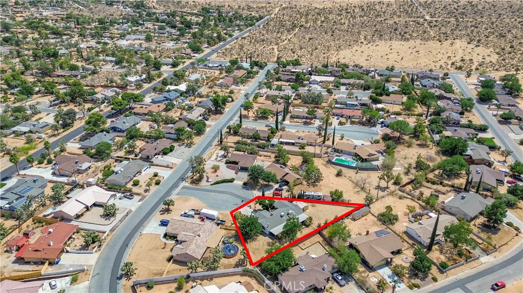56320 Tamarisk Court Yucca Valley, CA 92284 - Photo 42 of 46 an aerial view of a city