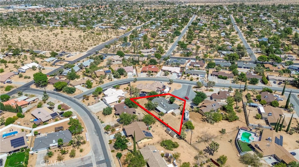 56320 Tamarisk Court Yucca Valley, CA 92284 - Photo 45 of 46 an aerial view of a city