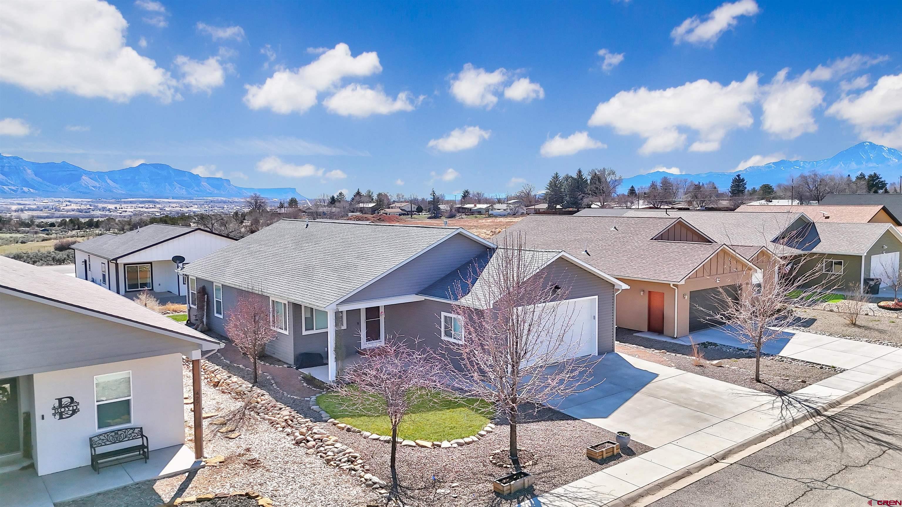 431 Juniper Place Cortez, CO 81321 - Photo 31 of 36 a aerial view of a house with a big yard