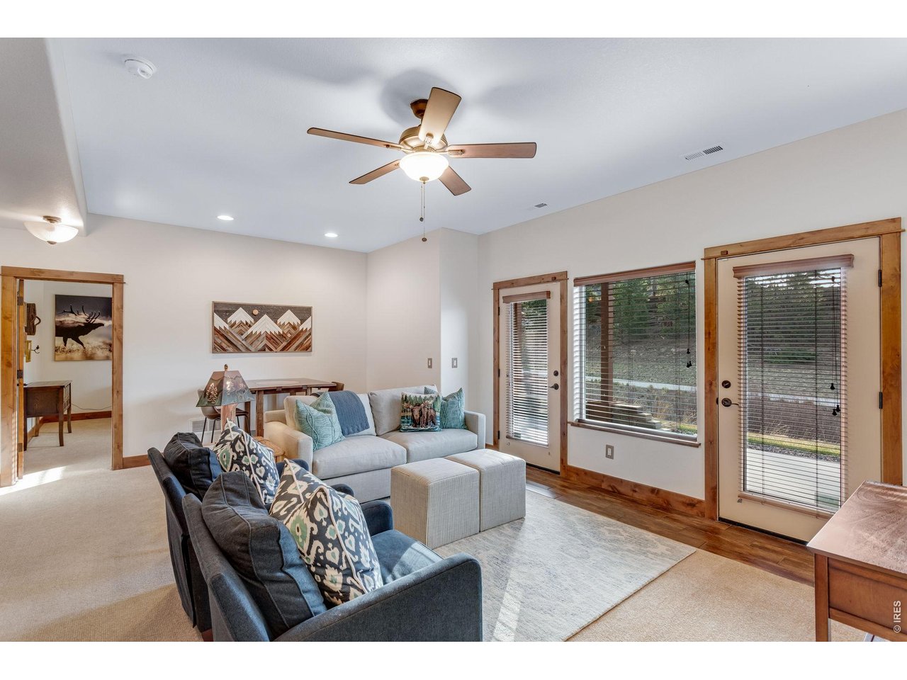 1127 Fish Creek Road Estes Park, CO 80517 - Photo 32 of 50 Walkout basement to large patio on lower level.