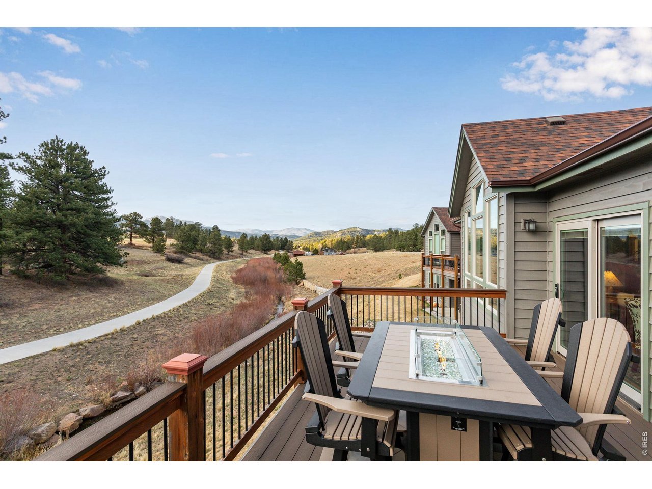 1127 Fish Creek Road Estes Park, CO 80517 - Photo 8 of 50 Large deck with expansive views!