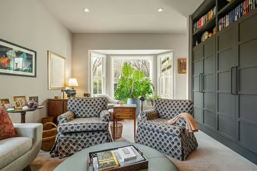 311 Ridgewood Road Austin, TX 78746 - Photo 18 of 38 a living room with furniture and a large window