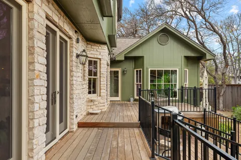 a view of a house with a porch
