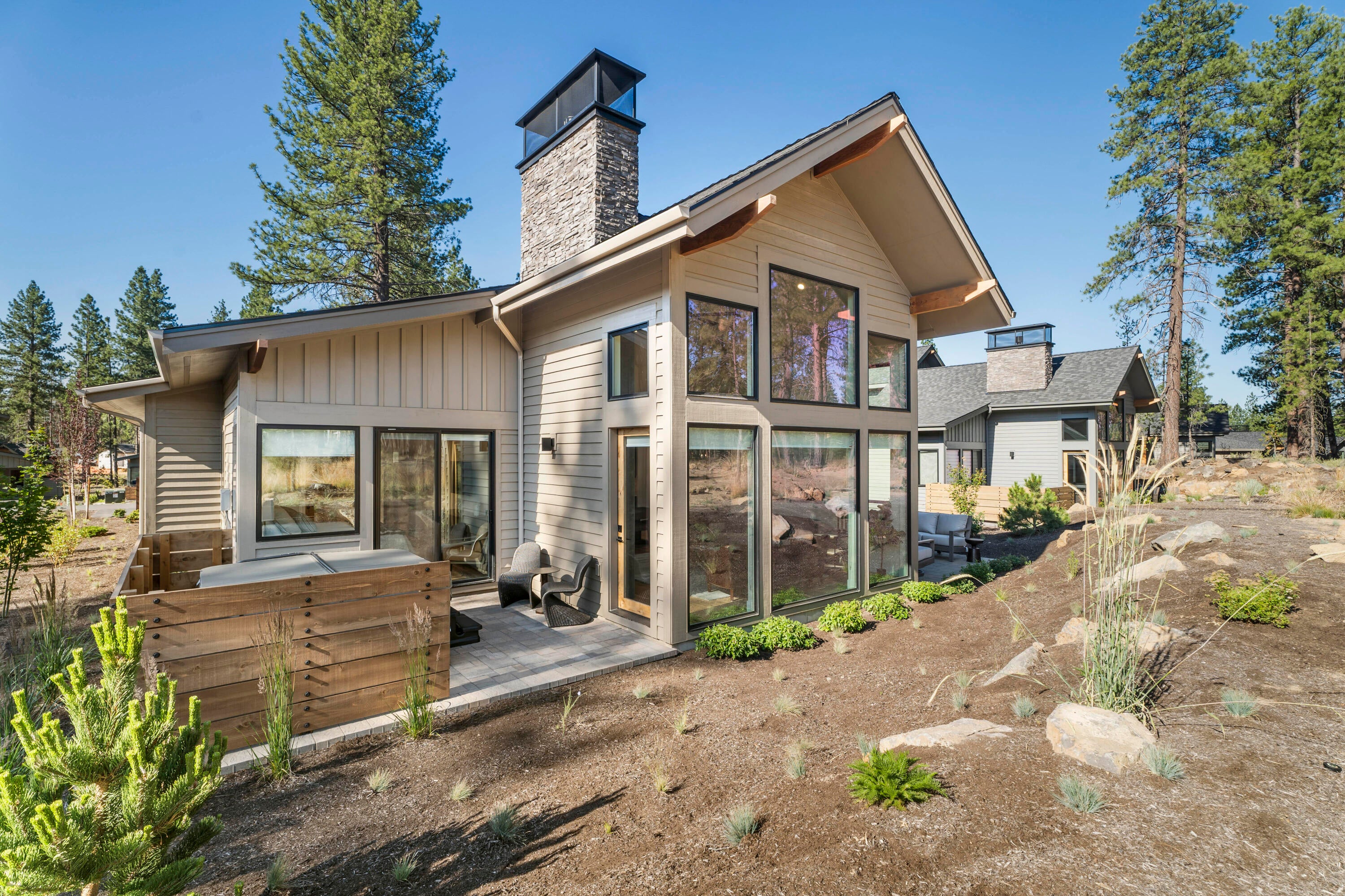 18196 Forestbrook Loop Bend, Unit 17 Bend, OR 97707 - Photo 29 of 64 Patio with Hot Tub