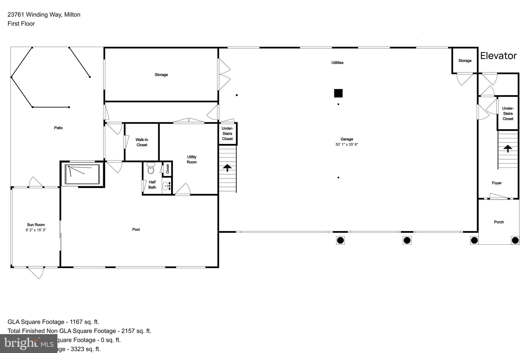 23761 Winding Way Milton, DE 19968 - Photo 123 of 127 Main House Floor Plan - Level 1