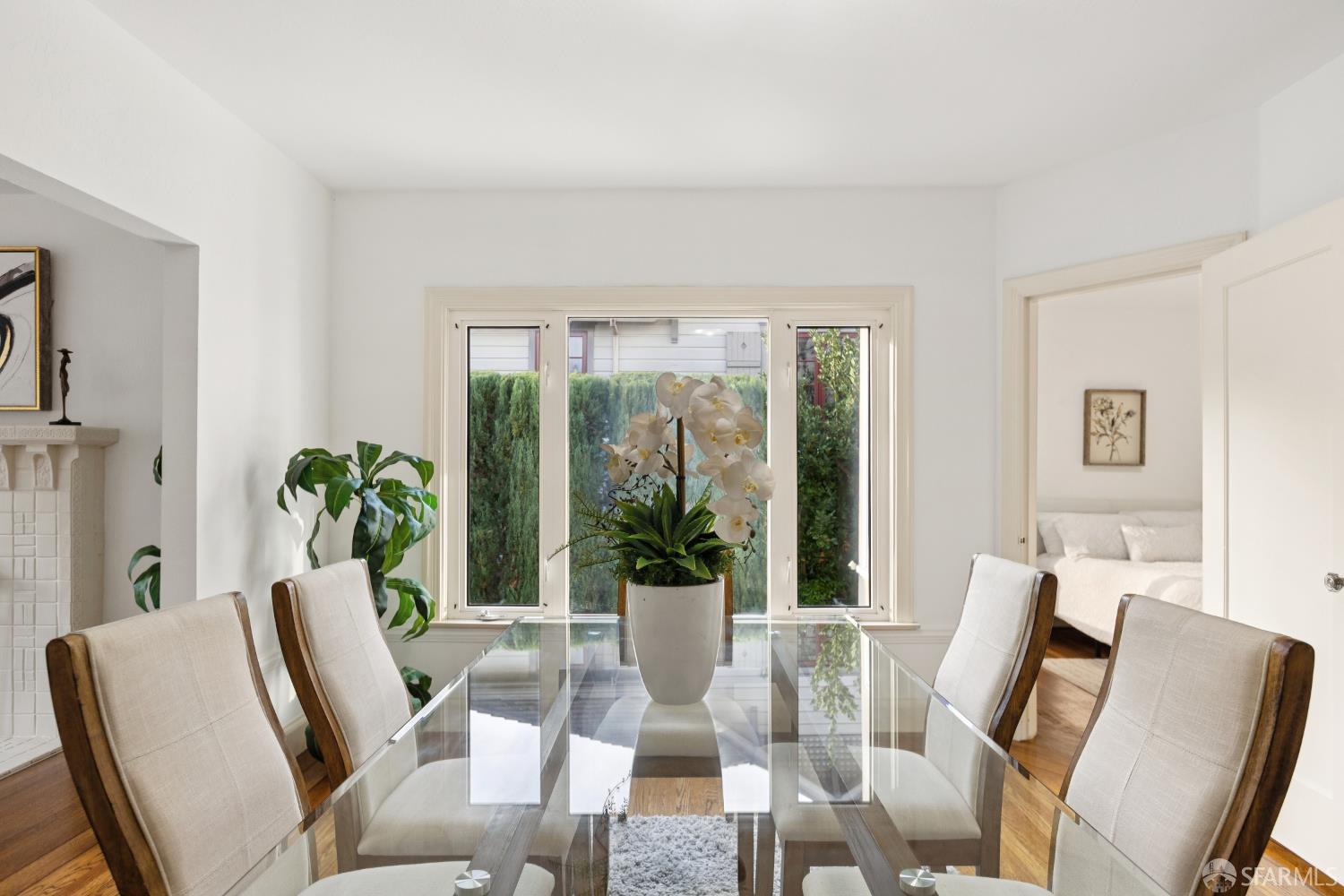 1316 Castillo Avenue Burlingame, CA 94010 - Photo 6 of 33 a view of a dining room with furniture window and outside view