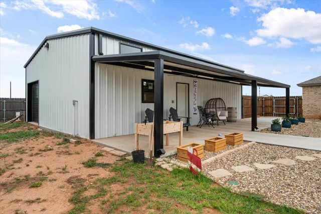a view of swimming pool with a yard