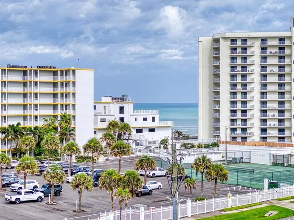 a view of a dining area with furniture