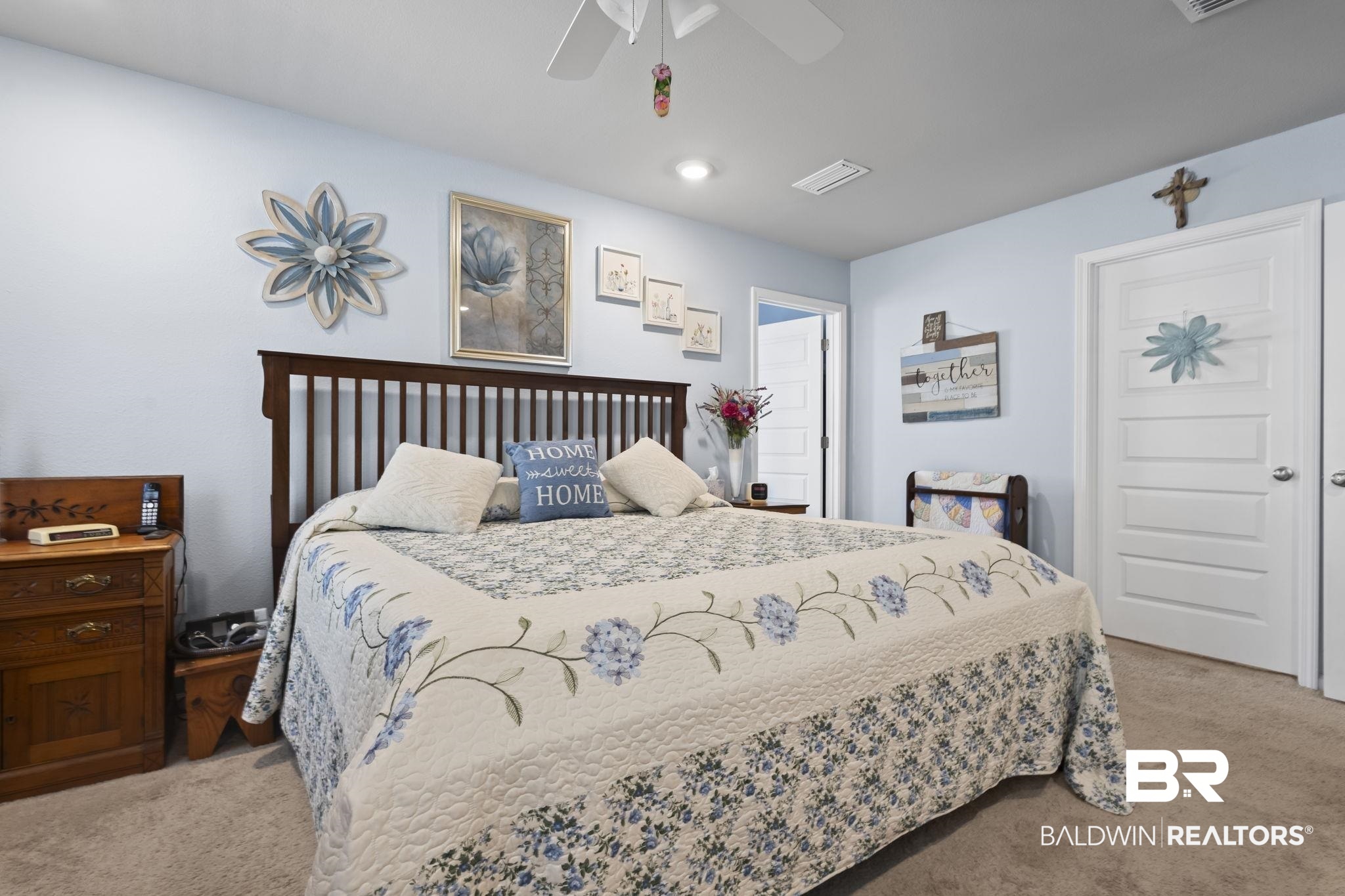 345 Hartenstein Road Foley, AL 36535 - Photo 27 of 47 Carpeted bedroom with ceiling fan