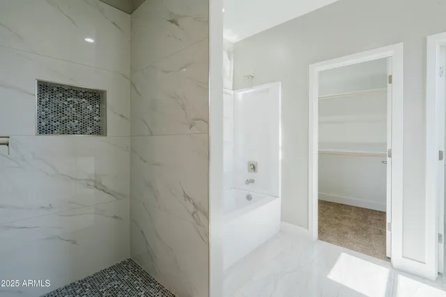 a view of small space with racks on the wall