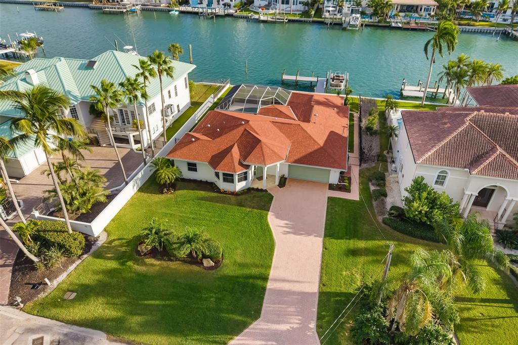 480 Cleveland Drive Sarasota, FL 34236 - Photo 66 of 95 an aerial view of a house with a lake view