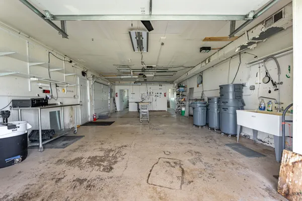 a view of storage and utility room